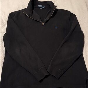 Ralph Lauren Black Zip Up Sweater